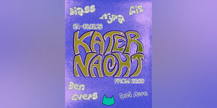 Katernacht with GiZ, Nyra, Ben Evers, Diass + more