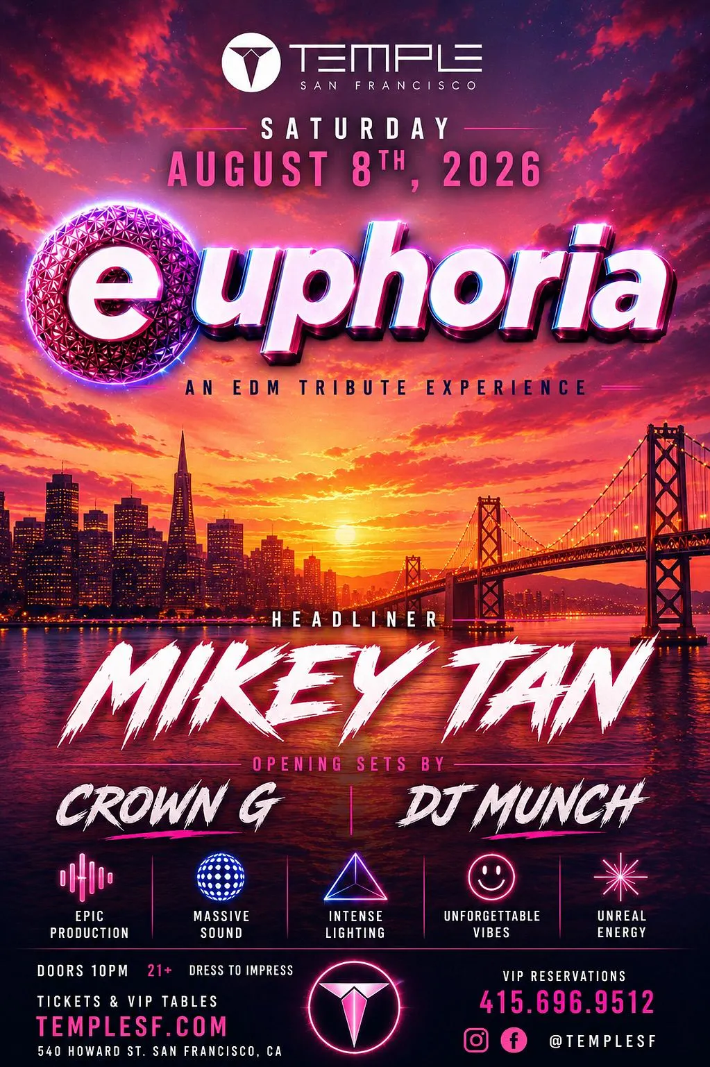 Euphoria: An EDM Tribute Party w/ Mikey Tan
