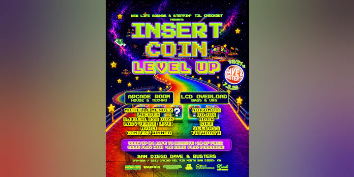 Insert Coin: Level Up (Arcade Rave)