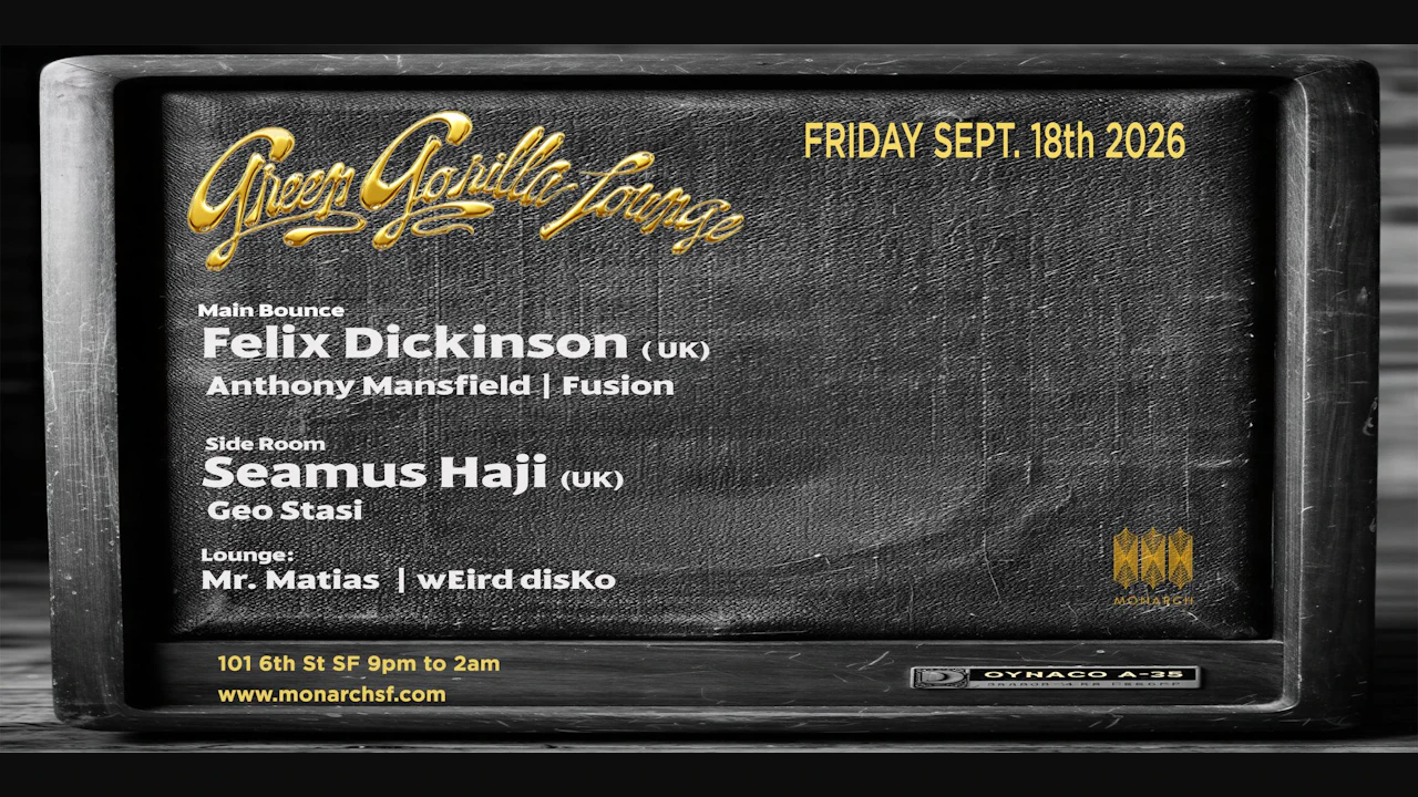 Felix Dickinson | Anthony Mansfield | Fusion | Seamus Haji | Geo Stasi