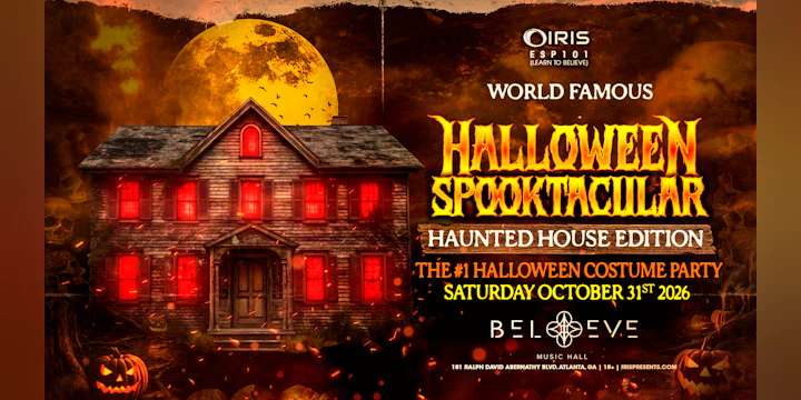 THE IRIS #1HALLOWEEN Spooktacular @BMH Sat Oct 31TheBiggest Halloween Event