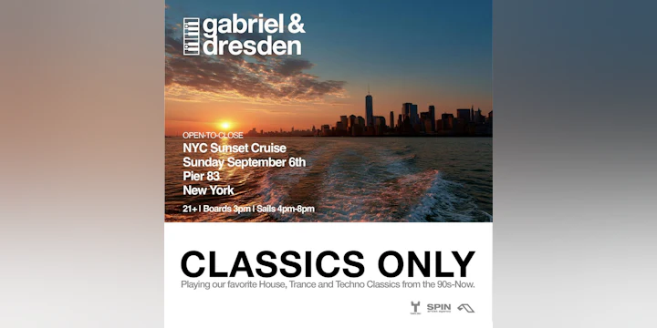 Gabriel & Dresden CLASSICS ONLY NYC Boat Party