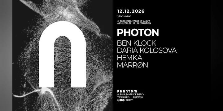 Phantom : Ben Klock Presents Photon