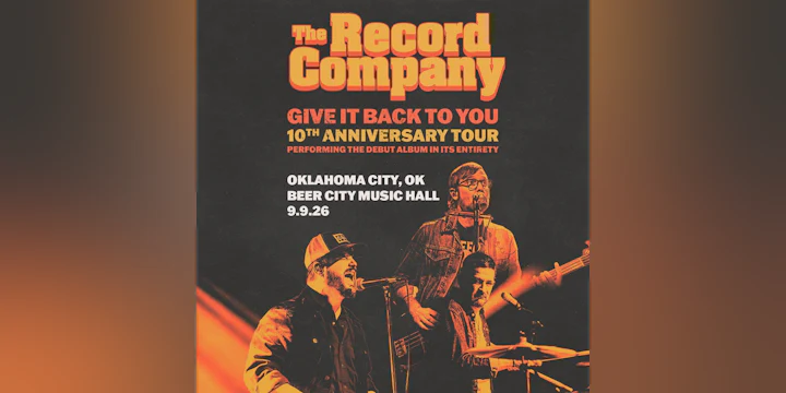 The Record Company - Give It Back To You 10th Anniversary Tour