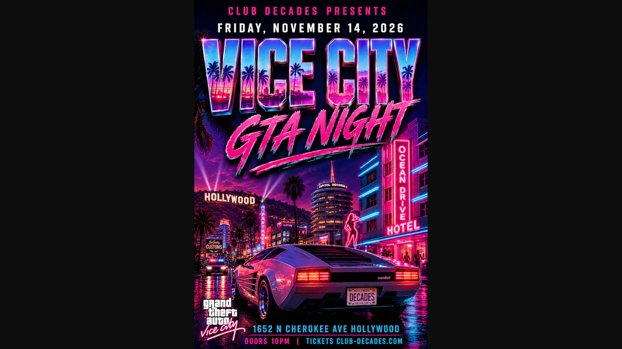 Vice City: GTA Night