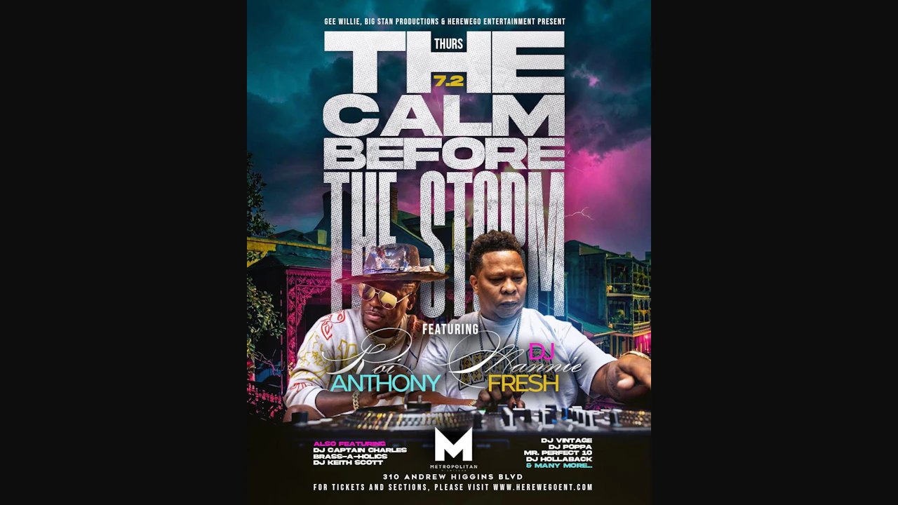 The Calm Before the Storm - the Official Festival Welcome Gala After Party