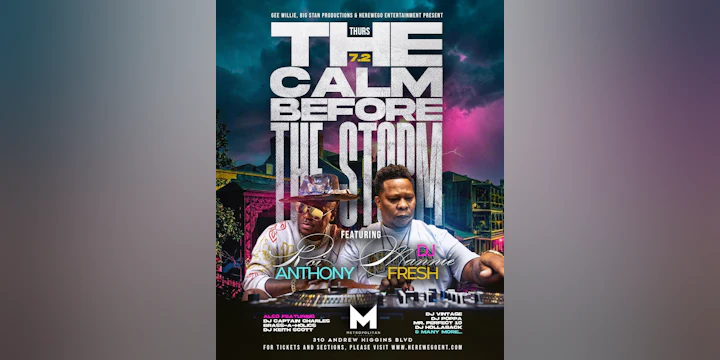The Calm Before the Storm - the Official Festival Welcome Gala After Party
