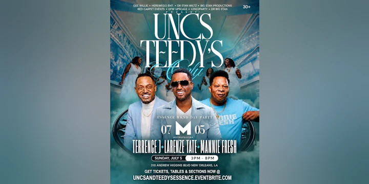 Uncs & Teedys Fest Weekend Day Party W/larenz Tate, Mannie Fresh, & Friends