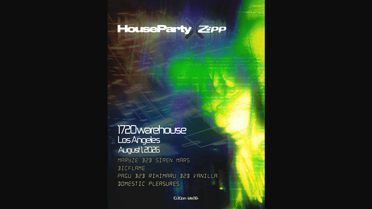 House Party x Zipp