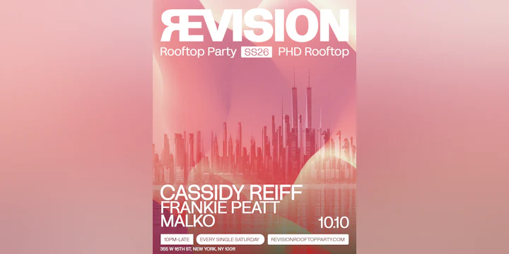 revision rooftop party