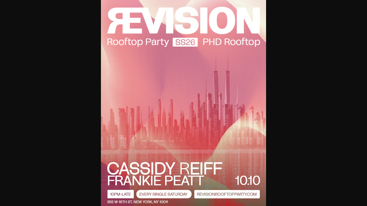 revision rooftop party