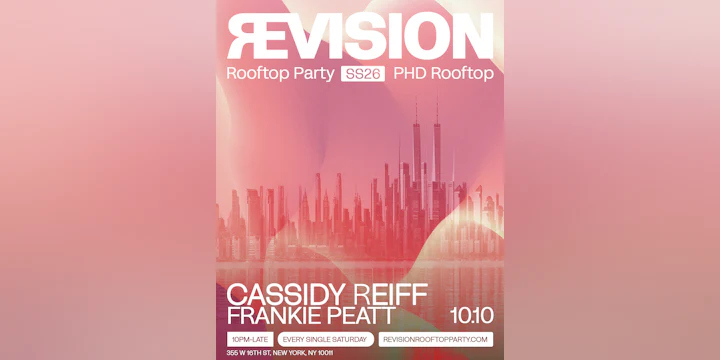 revision rooftop party