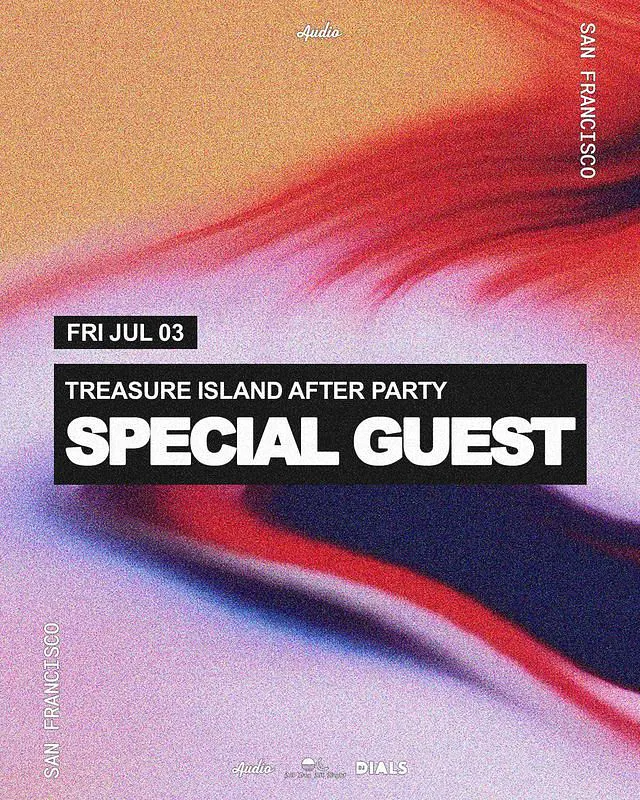 Treasure Island Afters at Audio w/ Special Guest