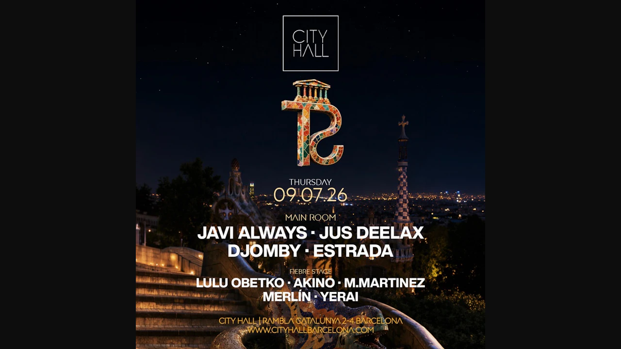 City Hall pres. TECHNOPOLIS || BARCELONA UNDERGROUND EXPERIENCE || 2 Rooms || Guest List