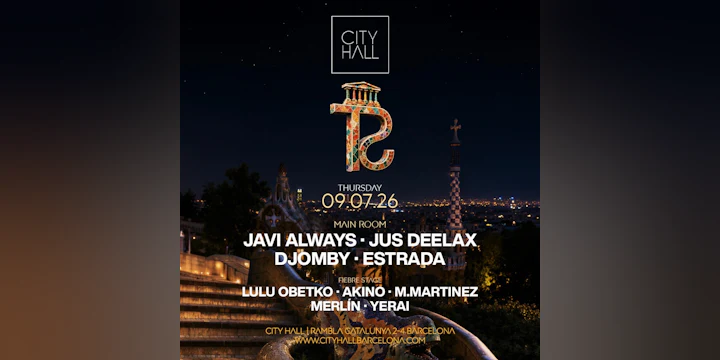 City Hall pres. TECHNOPOLIS || BARCELONA UNDERGROUND EXPERIENCE || 2 Rooms || Guest List