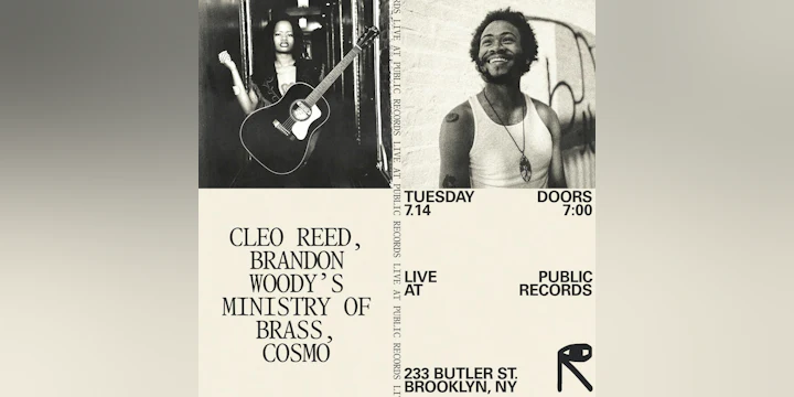 Savannah Harris presents DUAL: Cleo Reed, Brandon Woody’s Ministry of Brass, Cosmo