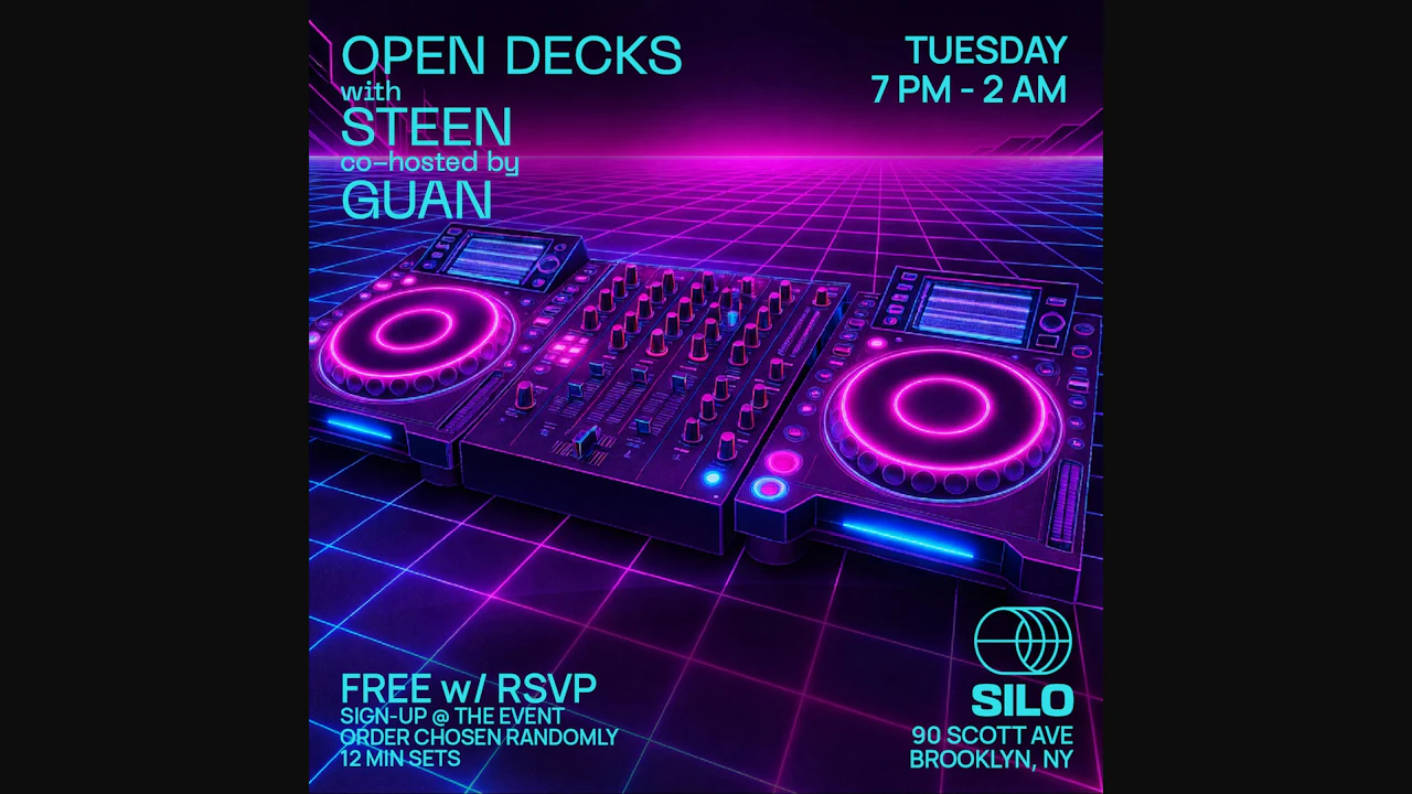Open Decks w/ Steen & GUAN