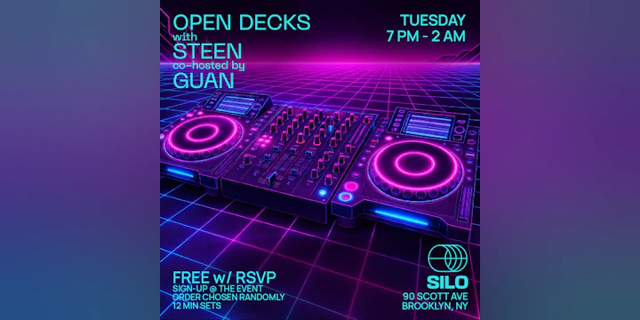 Open Decks w/ Steen & GUAN