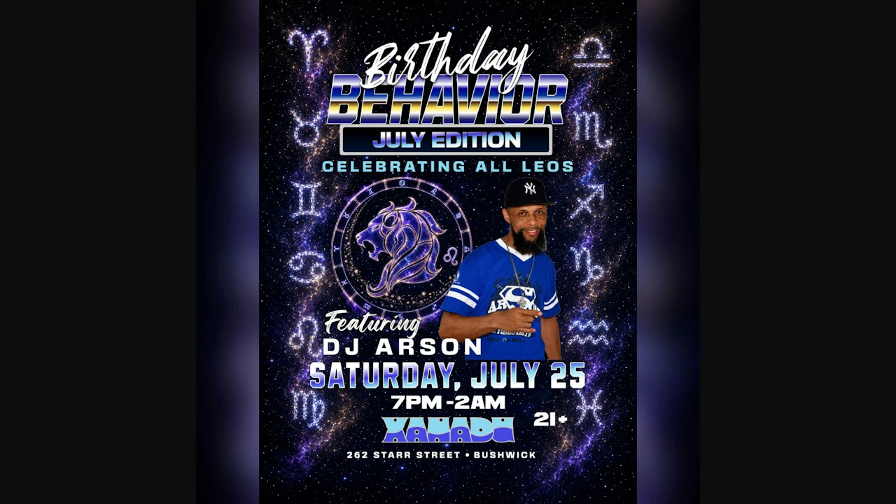 Birthday Behavior ft. DJ Arson - Leo Edition! (skate)