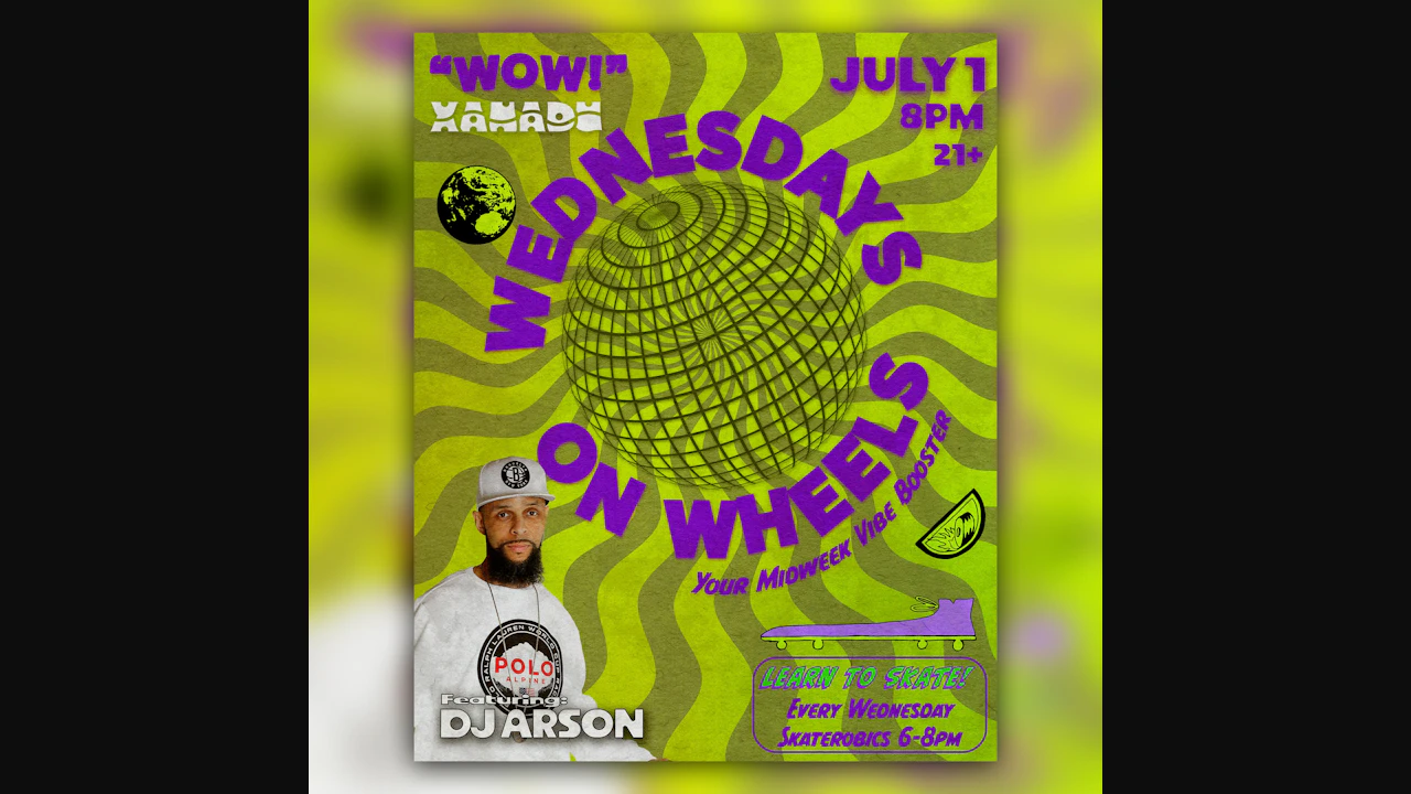 Wednesday on Wheels ft. DJ Arson (skate all night)