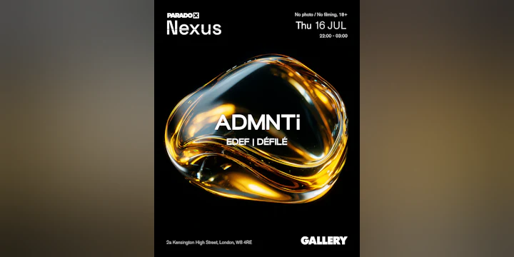 Paradox Nexus: ADMNTi - Thursdays at Gallery