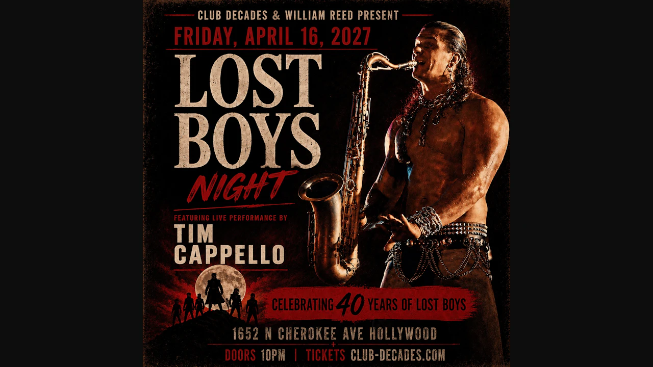 The Lost Boys Night w/ Tim Cappello