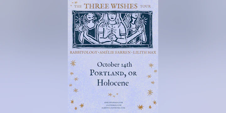Amélie Farren, Lilith Max, Rabbitology - The Three Wishes Tour