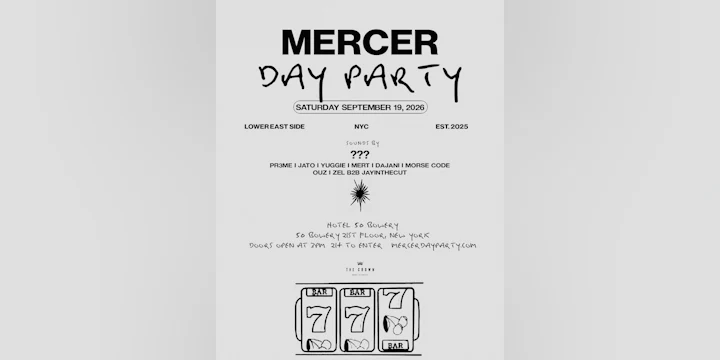 Mercer Day Party