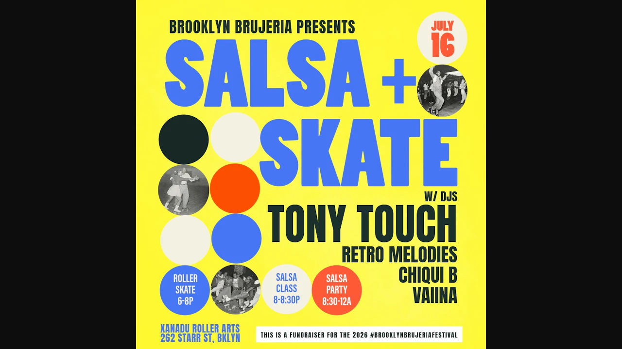 SALSA & SKATE (skate + workshop + dance party)