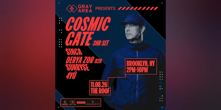 Cosmic Gate *3hr Set* w. Sinca & Guests