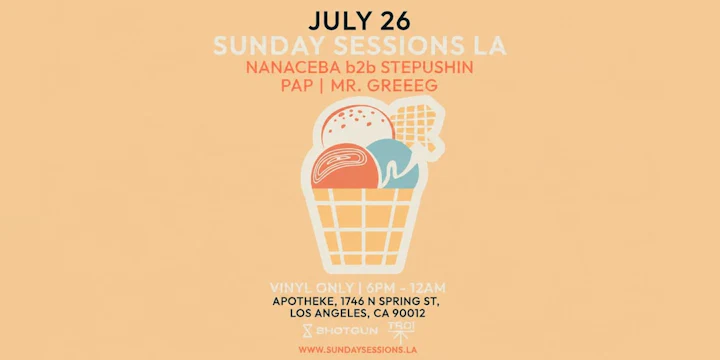 Sunday Sessions LA (Vinyl Only) Open air