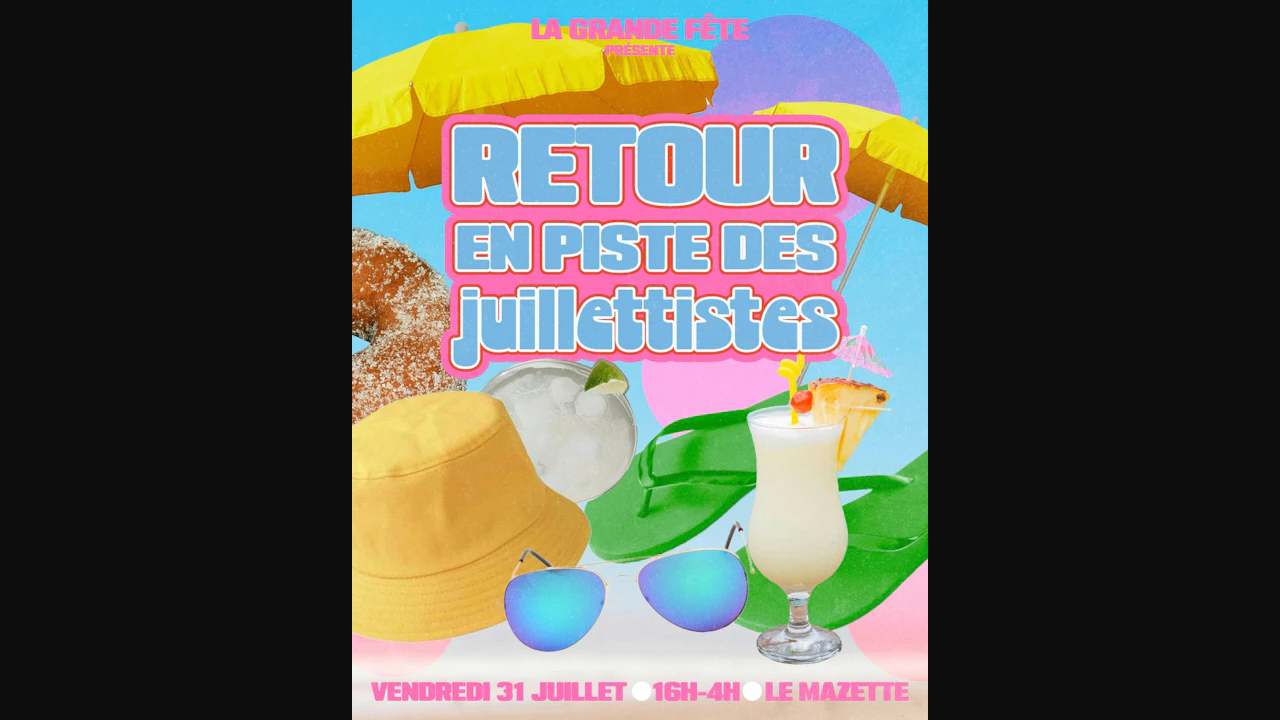 LA Grande Fête Du Retour En Piste Des Juillettistes