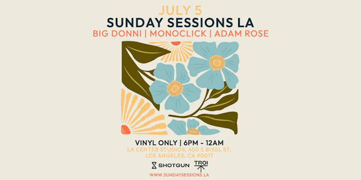 Sunday Sessions LA (Vinyl Only) Open air