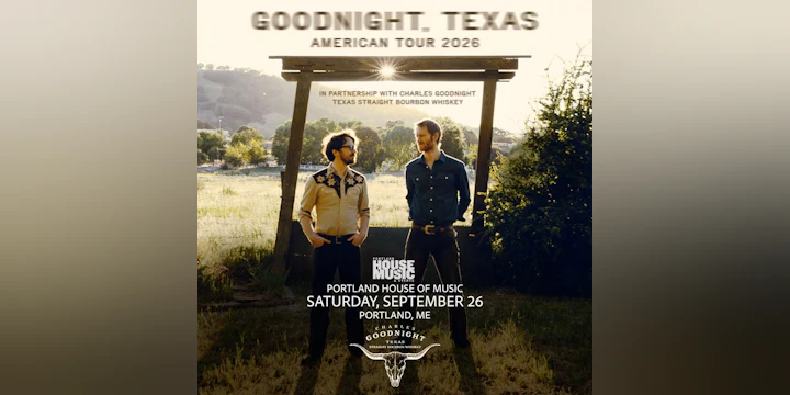Goodnight, Texas - American Tour 2026 w / Jarrod Dickenson
