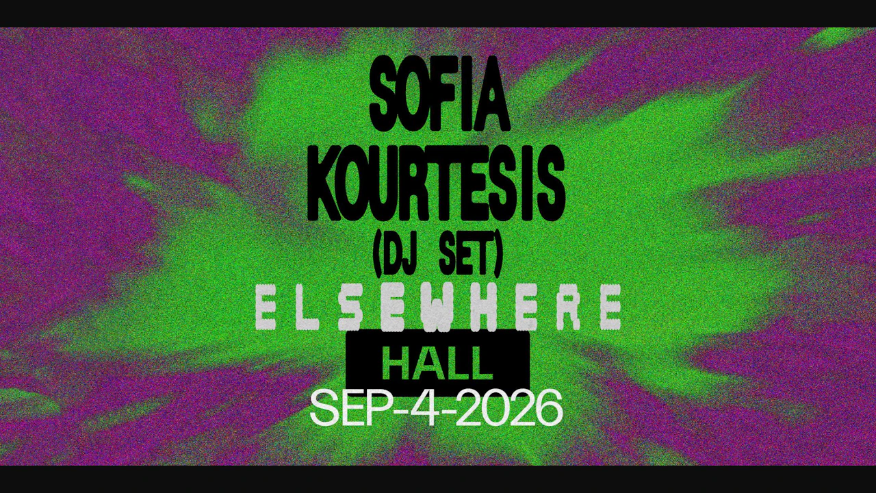 Sofia Kourtesis (DJ Set)