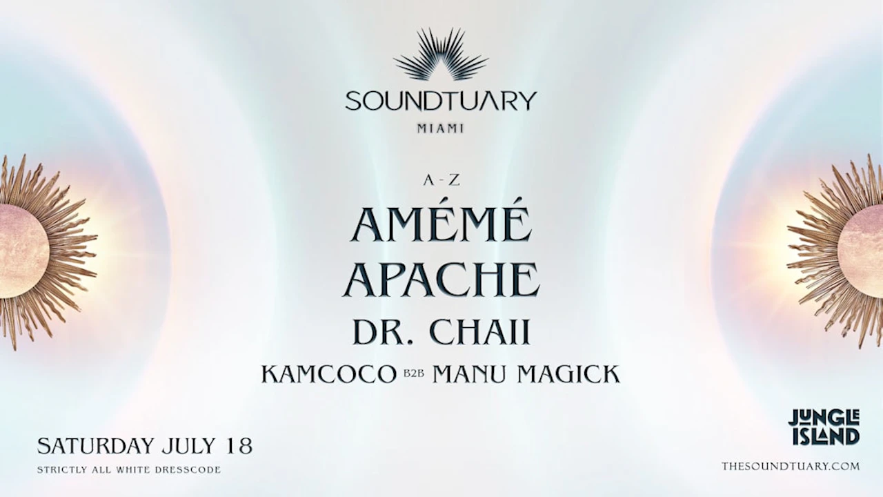 Soundtuary White Party - Viii Anniversary - Jungle Island