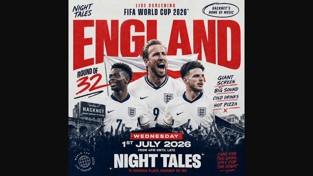 ENGLAND FANZONE || World Cup R32 || Night Tales