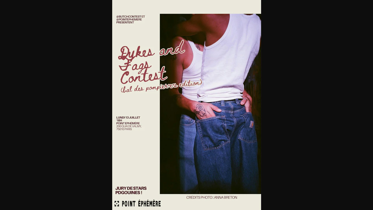 Dykes and Fags Contest : Bal des pompier•e•s edition