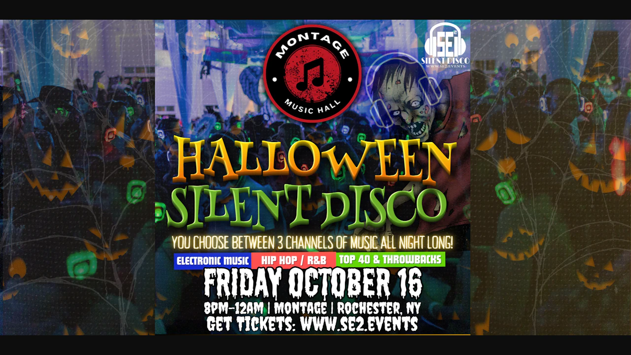 Halloween Silent Disco at Montage Music Hall (Rochester)