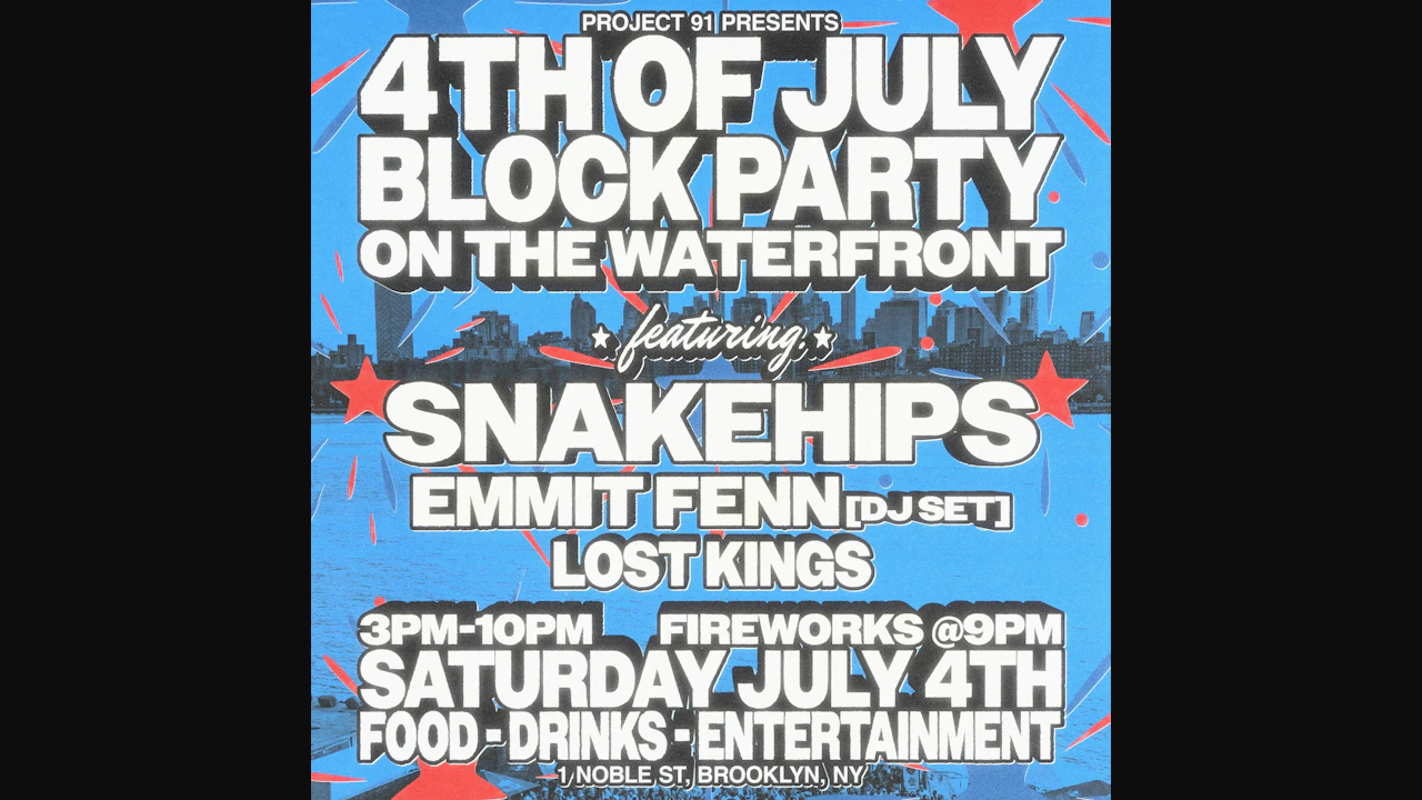 4th Block Party ft. Snakehips, Emmit Fenn, & Lost Kings