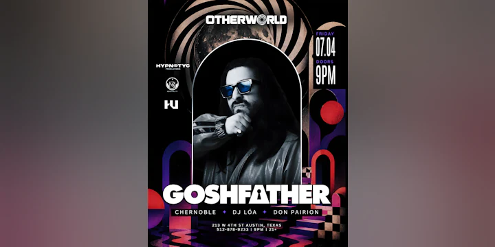 Otherworld launch party with Goshfather 07/04