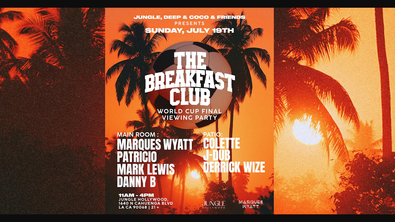 The Breakfast Club: Soccer Viewing Party