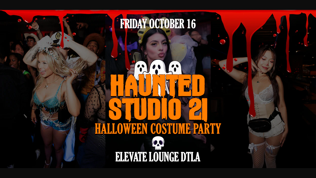 Haunted Studio21: 2000s, Hip-hop, Reggaeton @ Elevate Dtla: Halloween Party