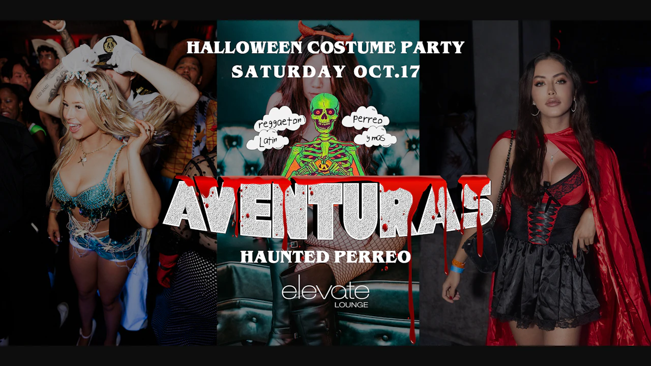 Aventuras Haunted Perreo Halloween Party @ Elevate Lounge Los Angeles