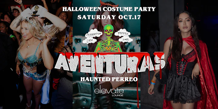 Aventuras Haunted Perreo Halloween Party @ Elevate Lounge Los Angeles