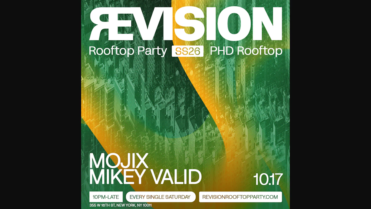 revision rooftop party