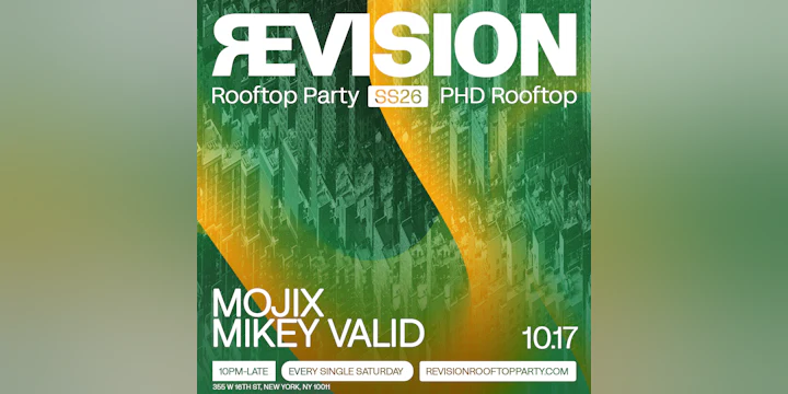revision rooftop party