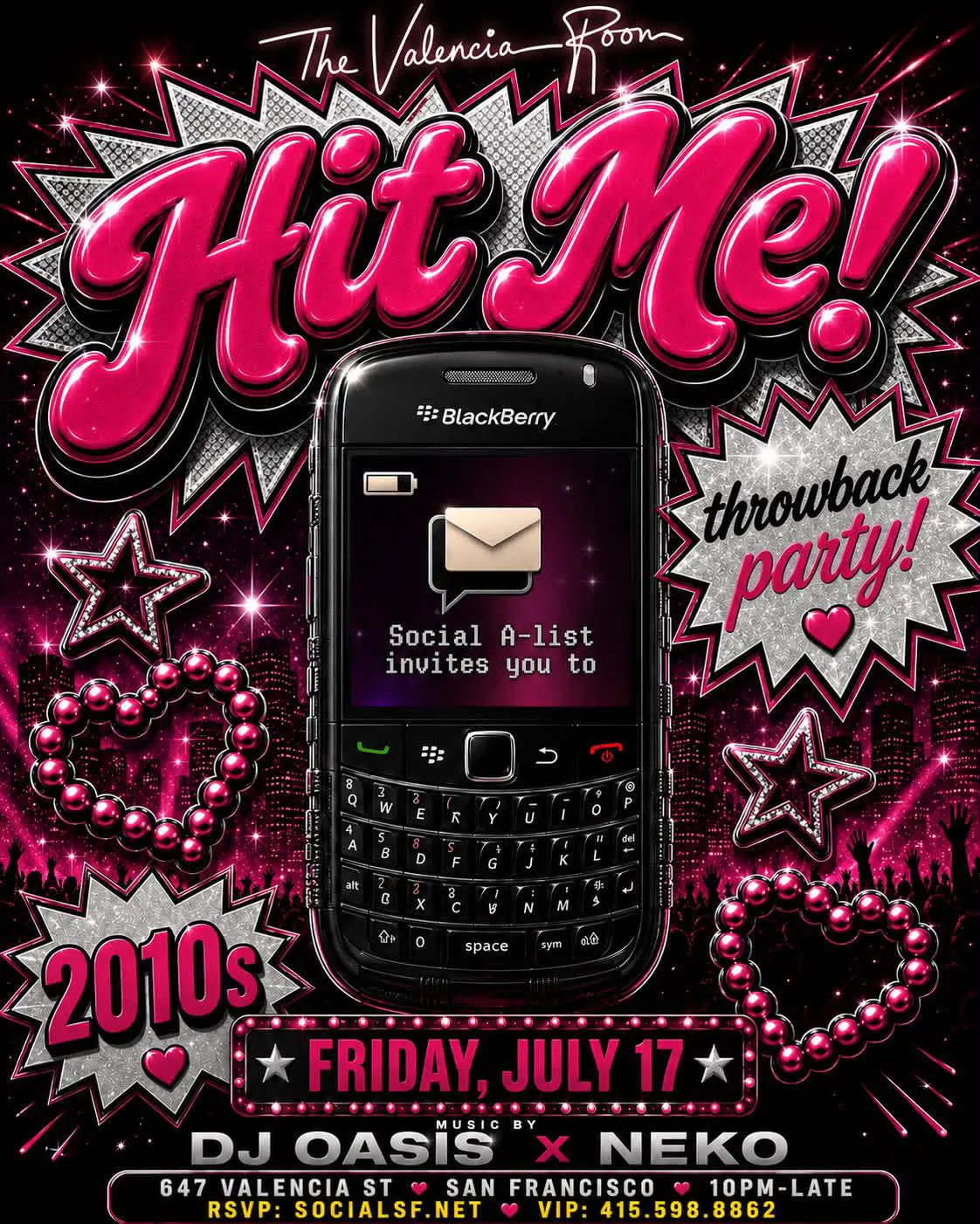 HIT ME Throwback Party 7.17