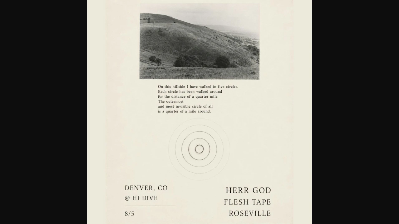 Herr God + Flesh Tape + Roseville