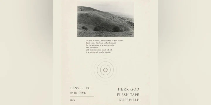 Herr God + Flesh Tape + Roseville